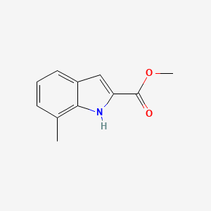 Methyl 7-Methylindole-2-carboxylate chemical structure (CAS 16732-82-4)