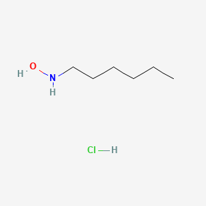 N-Hexylhydroxylamine hydrochloride chemical structure (CAS 167388-34-3)