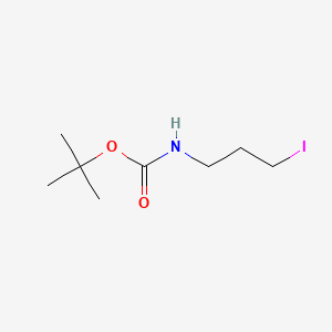 tert-Butyl (3-iodopropyl)carbamate chemical structure (CAS 167479-01-8)