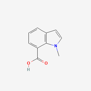 1-Methyl-7-indolecarboxylic Acid chemical structure (CAS 167479-16-5)