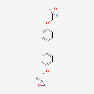 2,2-Bis(4-glycidyloxyphenyl)propane chemical structure (CAS 1675-54-3)