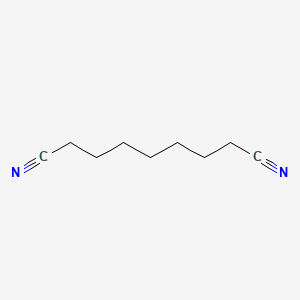 Nonanedinitrile chemical structure (CAS 1675-69-0)