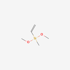 Dimethoxy(methyl)(vinyl)silane chemical structure (CAS 16753-62-1)
