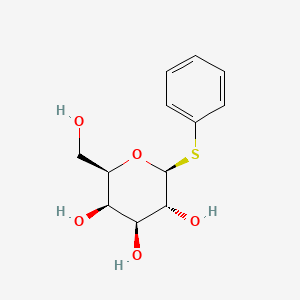 (2R,3R,4S,5R,6S)-2-(Hydroxymethyl)-6-(phenylthio)tetrahydro-2H-pyran-3,4,5-triol chemical structure (CAS 16758-34-2)