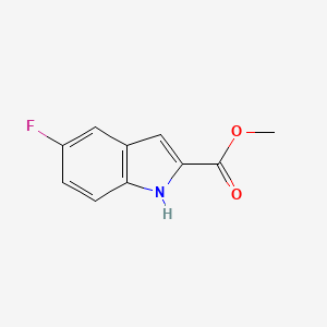 Methyl 5-fluoro-1H-indole-2-carboxylate chemical structure (CAS 167631-84-7)