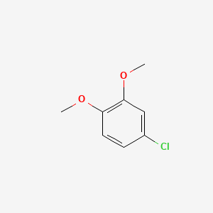 4-Chloro-1,2-dimethoxybenzene chemical structure (CAS 16766-27-1)