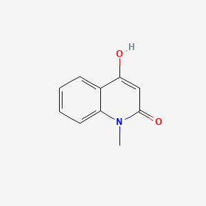 4-Hydroxy-1-methyl-2(1H)-quinolone chemical structure (CAS 1677-46-9)