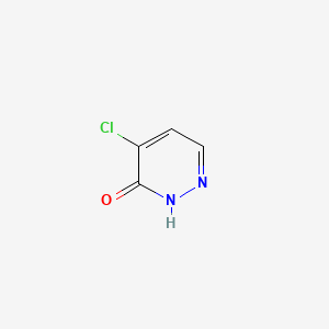 4-Chloropyridazin-3-ol chemical structure (CAS 1677-79-8)