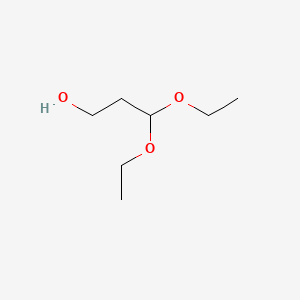 3,3-Diethoxy-1-propanol chemical structure (CAS 16777-87-0)
