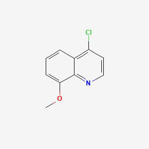 4-Chloro-8-methoxyquinoline chemical structure (CAS 16778-21-5)