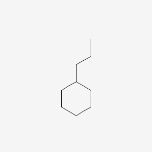 Propylcyclohexane chemical structure (CAS 1678-92-8)
