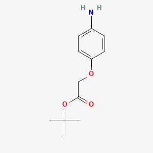 tert-Butyl 2-(4-aminophenoxy)acetate chemical structure (CAS 167843-57-4)