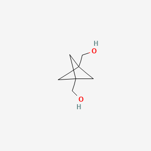 Bicyclo[1.1.1]pentane-1,3-diyldimethanol chemical structure (CAS 1678528-03-4)