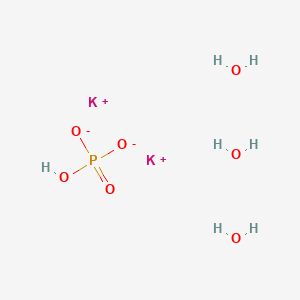 Dipotassium hydrogen phosphate trihydrate chemical structure (CAS 16788-57-1)