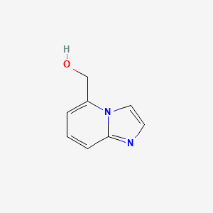 Imidazo[1,2-a]pyridin-5-ylmethanol chemical structure (CAS 167884-17-5)