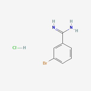3-Bromobenzimidamide hydrochloride chemical structure (CAS 16796-52-4)
