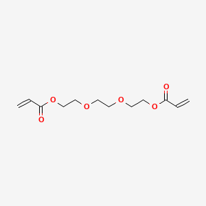 (Ethane-1,2-diylbis(oxy))bis(ethane-2,1-diyl) diacrylate chemical structure (CAS 1680-21-3)