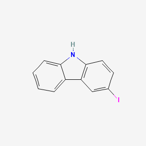 3-Iodo-9H-carbazole chemical structure (CAS 16807-13-9)