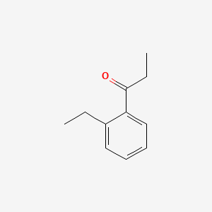 1-(2-Ethylphenyl)propan-1-one chemical structure (CAS 16819-79-7)
