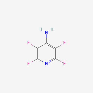 2,3,5,6-Tetrafluoropyridin-4-amine chemical structure (CAS 1682-20-8)