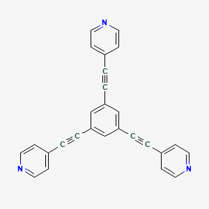 1,3,5-Tris(pyridin-4-ylethynyl)benzene chemical structure (CAS 168289-78-9)