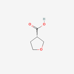 (S)-Tetrahydrofuran-3-carboxylic acid chemical structure (CAS 168395-26-4)