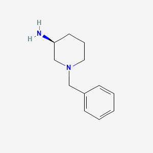 (S)-1-Benzylpiperidin-3-amine chemical structure (CAS 168466-85-1)