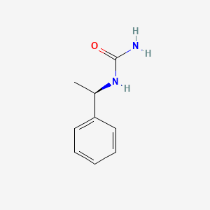 (R)-1-(1-Phenylethyl)urea chemical structure (CAS 16849-91-5)