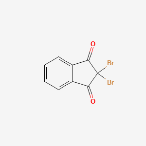 2,2-Dibromo-1H-indene-1,3(2H)-dione chemical structure (CAS 1685-97-8)