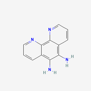 5,6-Diamino-1,10-phenanthroline chemical structure (CAS 168646-54-6)