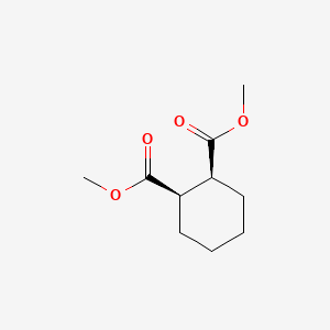 Cis-dimethyl cyclohexane-1,2-dicarboxylate chemical structure (CAS 1687-29-2)