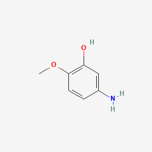 5-Amino-2-methoxyphenol chemical structure (CAS 1687-53-2)
