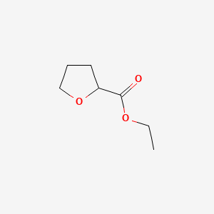 Ethyl tetrahydrofuran-2-carboxylate chemical structure (CAS 16874-34-3)