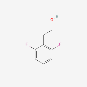 2-(2,6-Difluorophenyl)ethanol chemical structure (CAS 168766-16-3)