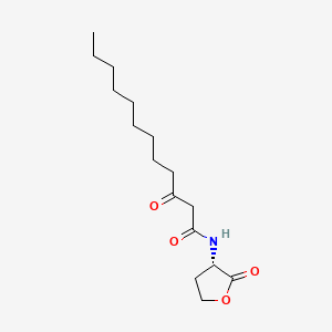 (S)-3-Oxo-N-(2-oxotetrahydrofuran-3-yl)dodecanamide chemical structure (CAS 168982-69-2)