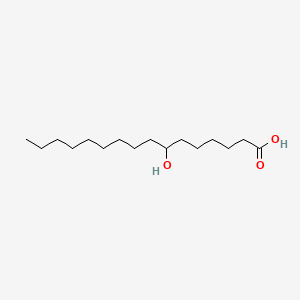 7-Hydroxyhexadecanoic acid chemical structure (CAS 16899-02-8)