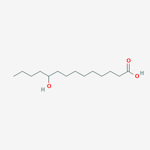 10-Hydroxytetradecanoic acid chemical structure (CAS 16899-08-4)