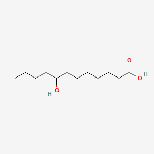 8-Hydroxydodecanoic acid chemical structure (CAS 16899-09-5)