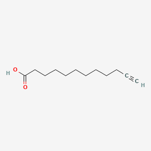 Dodec-11-ynoic acid chemical structure (CAS 16900-60-0)