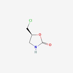 (S)-5-(Chloromethyl)oxazolidin-2-one chemical structure (CAS 169048-83-3)
