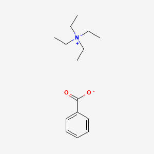 Tetraethylammoniumbenzoate chemical structure (CAS 16909-22-1)