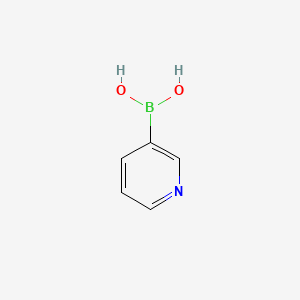 Pyridin-3-ylboronic acid chemical structure (CAS 1692-25-7)