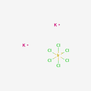 Potassium hexachloroiridate(IV) chemical structure (CAS 16920-56-2)