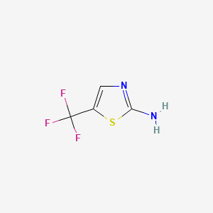 5-(Trifluoromethyl)thiazol-2-amine chemical structure (CAS 169260-97-3)