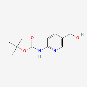 tert-Butyl (5-(hydroxymethyl)pyridin-2-yl)carbamate chemical structure (CAS 169280-83-5)