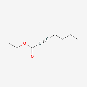 Ethyl hept-2-ynoate chemical structure (CAS 16930-95-3)