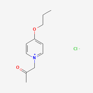 1-(2-Oxopropyl)-4-propoxypyridin-1-ium chloride chemical structure (CAS 1693766-10-7)