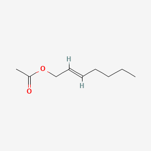 (E)-2-Heptenyl acetate chemical structure (CAS 16939-73-4)