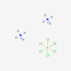 Ammonium hexachloroiridate(IV) chemical structure (CAS 16940-92-4)