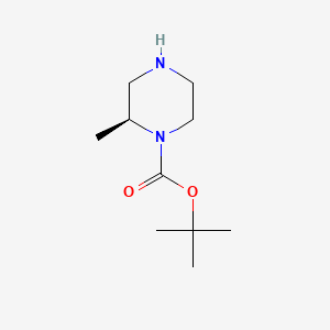 (S)-tert-Butyl 2-methylpiperazine-1-carboxylate chemical structure (CAS 169447-70-5)